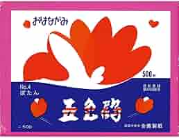 Amazon | 合鹿製紙 お花紙 五色鶴 500枚 ぼたん No.4 | おりがみ
