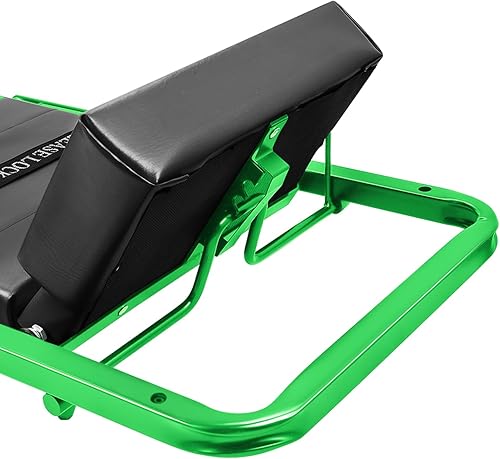 Miniatura 51 de DNA MOTORING TOOLS-00186 - Asiento plegable 2 en 1 de 40 pulgadas, 6 ruedas de 2 pulgadas, capacidad de peso de 330.7 lbs, color rojo