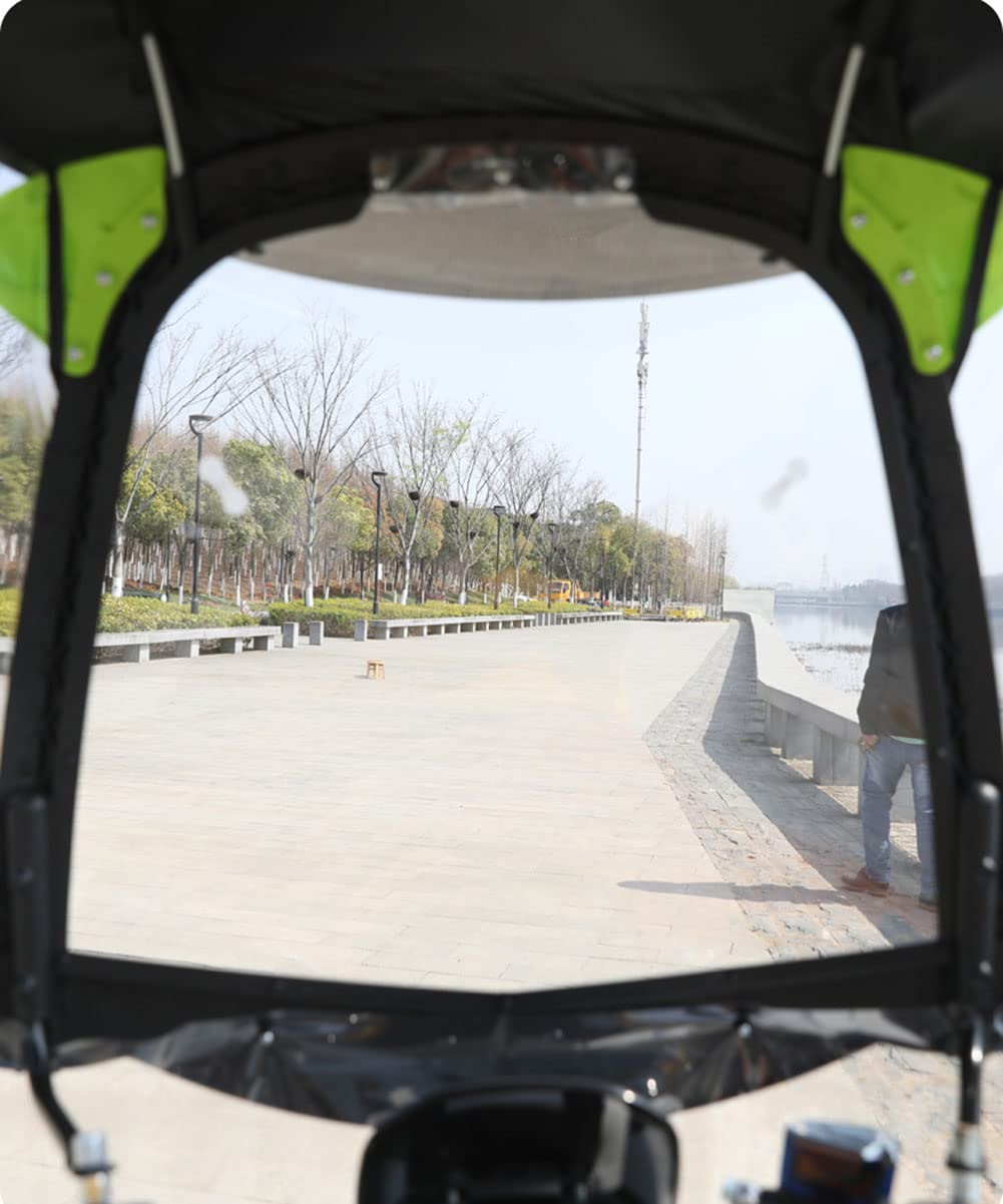 Cubierta de parasol para motocicleta eléctrica, cubierta transparente para automóvil eléctrico, cubierta para scooter de movilidad, protección contra el sol, la lluvia y el viento, cubierta universa
