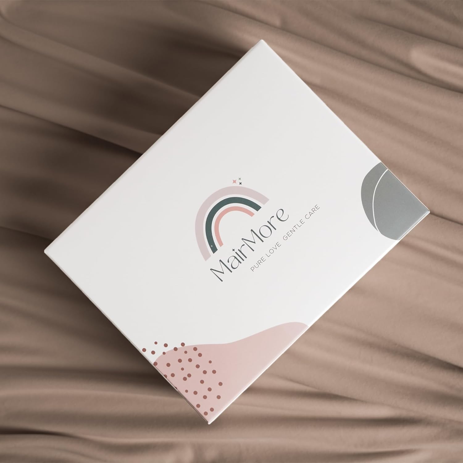 Baby Swaddle Receiving Blankets with Matching Beanie Set Newborn Nursery Swaddle Wrap for Baby Girls and Boys (Brown) - Image 5