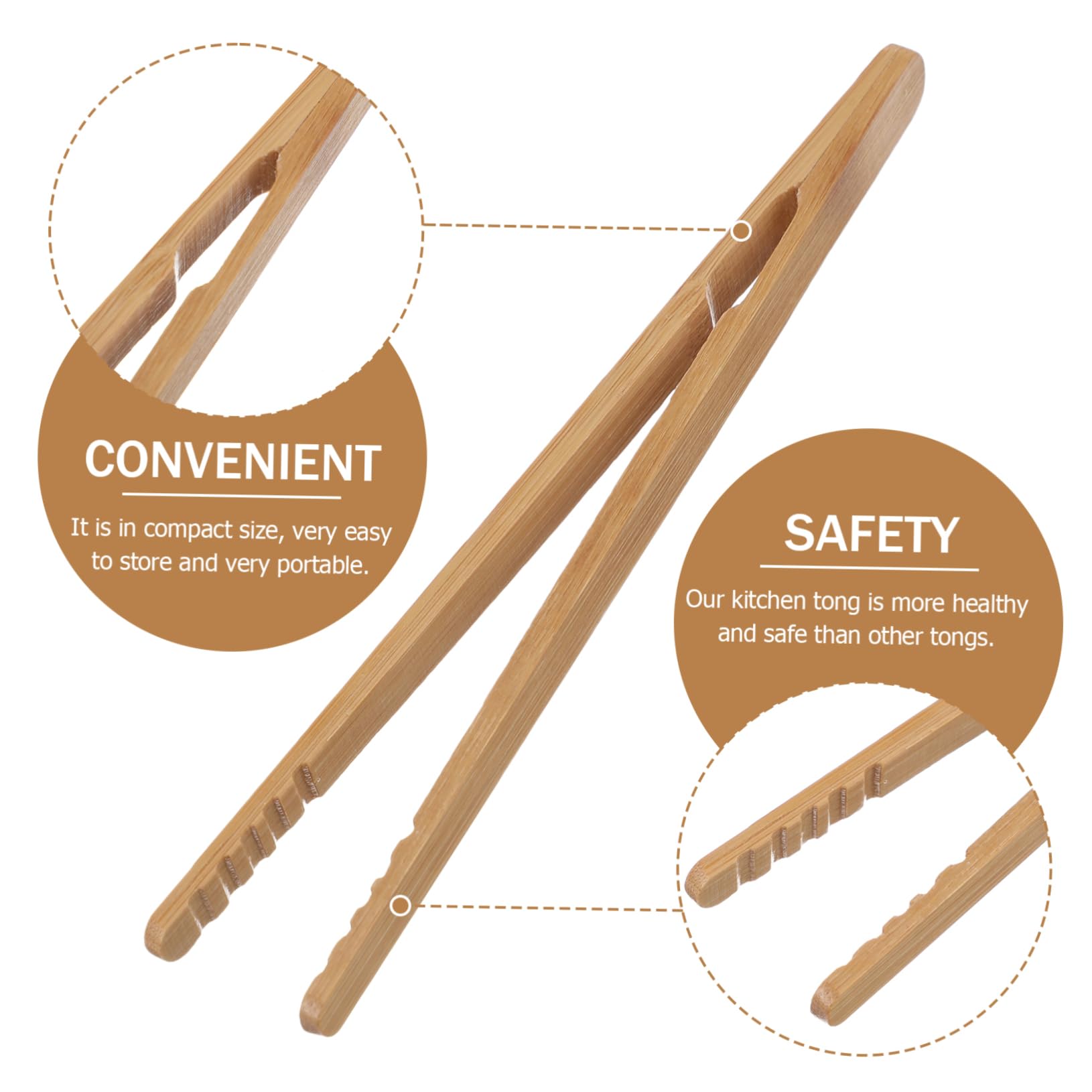 SOLUSTRE 4Pcs Serving Tongs Practical Food Locking Tong for Buffet Bbq Tea Ceremony Appetizers Utensils