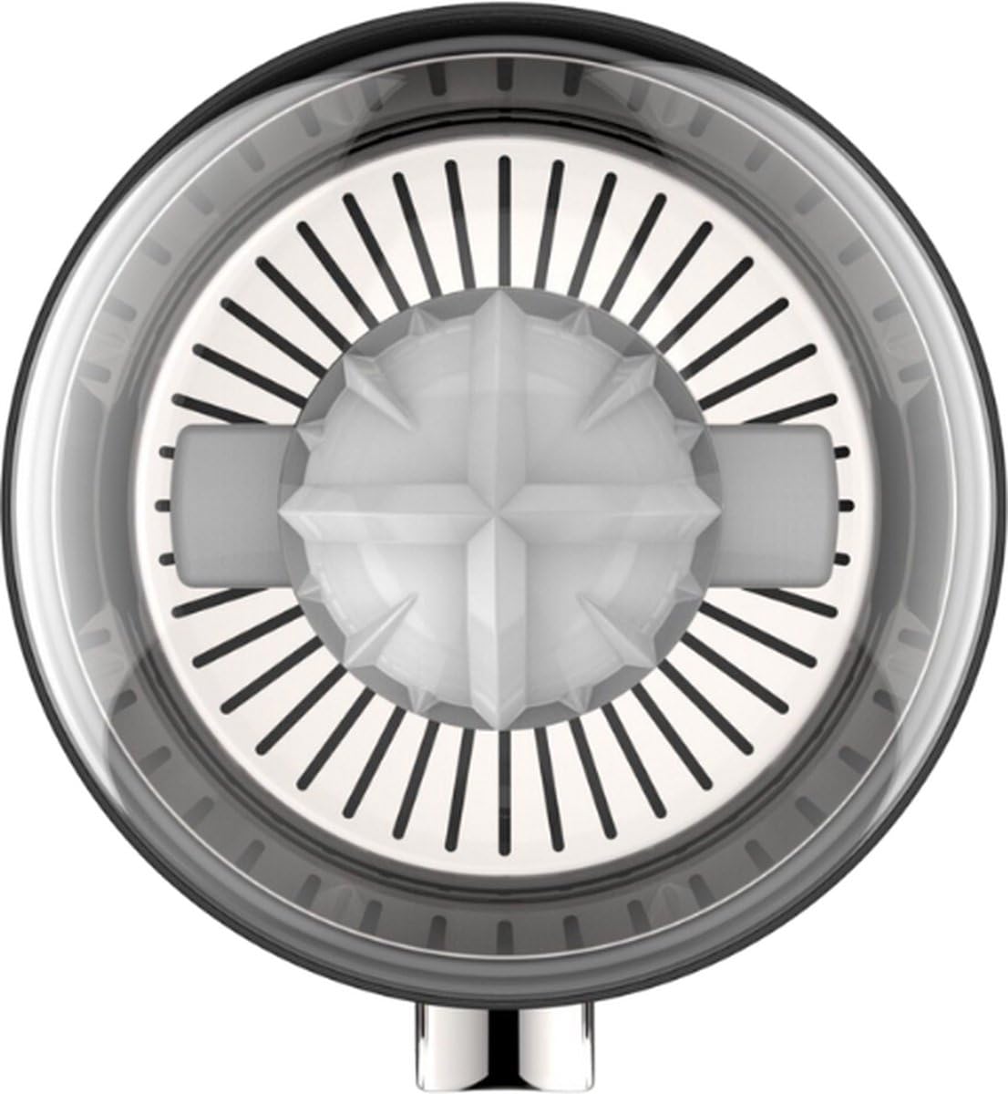 WESTINGHOUSE Extracteur de jus électrique pour agrumes, moteur de 70 W, presse-agrumes, électrique, avec fonction de pressage lent, 2 cônes de pressage pour citrons et oranges, argenté