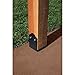 Simpson Strong-Tie APB66R Outdoor Accents Mission Collection ZMAX, Black Powder-Coated Post Base for 6x6 Rough