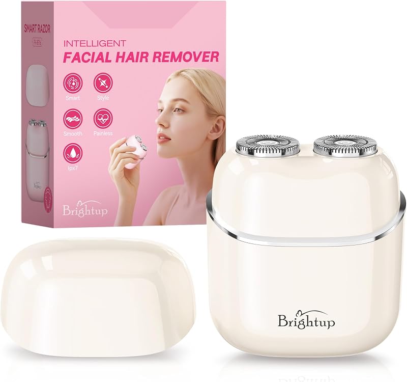 Aparador facial Brightup com cabeça dupla e carregamento USB-C