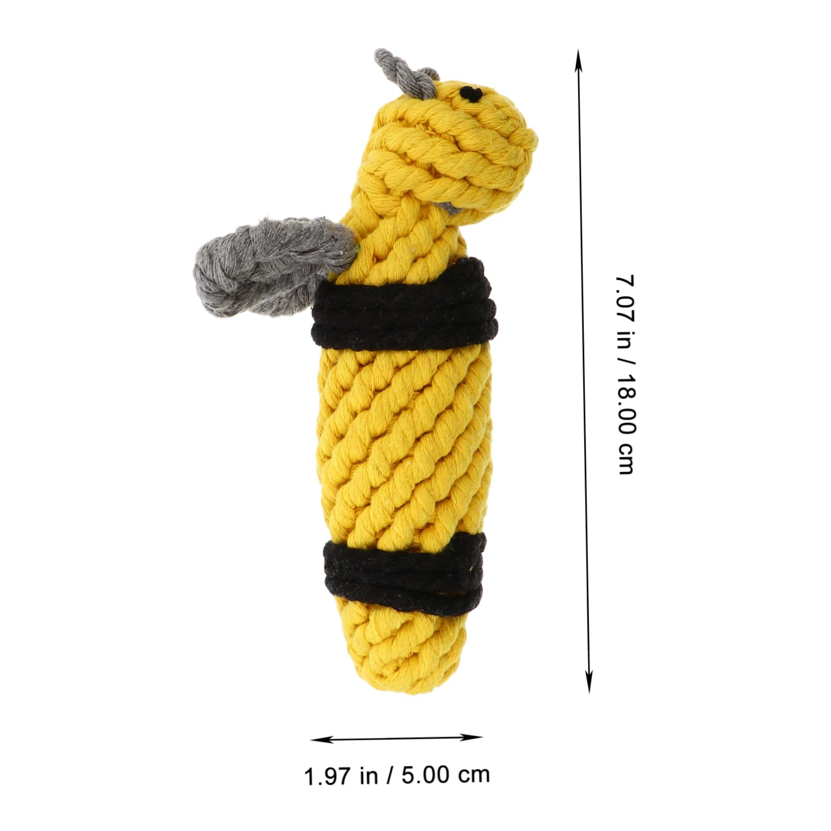 SUPVOX 1Pc Rope Dog Interactive Chew for Puppies Durable Pet Supplies for Teething and Playing Dog Rope for Fun and Exercise