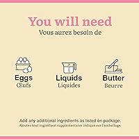 Vista 5 de XO - Mezcla gourmet para panqueques y waffles para hornear, mezcla sin gluten para panqueques y waffles, suaves y ligeros (16 onzas)