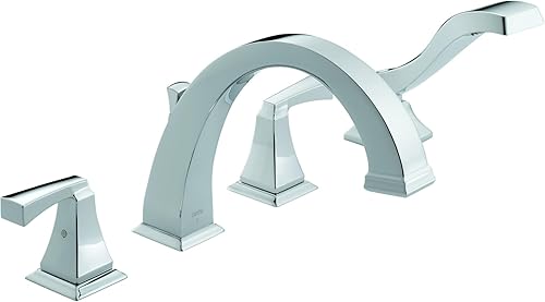 Miniatura 10 de Delta Faucet Dryden T4751-RB - Grifo de bañera romana con ducha de mano, juego de grifo de baño, manijas y ducha de mano, bronce veneciano