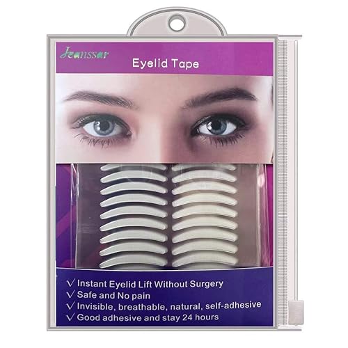 400 cintas pequeñas para párpados invisibles (pegajosas en un lado), calcomanías de fibra médica para párpados, levantamiento instantáneo de