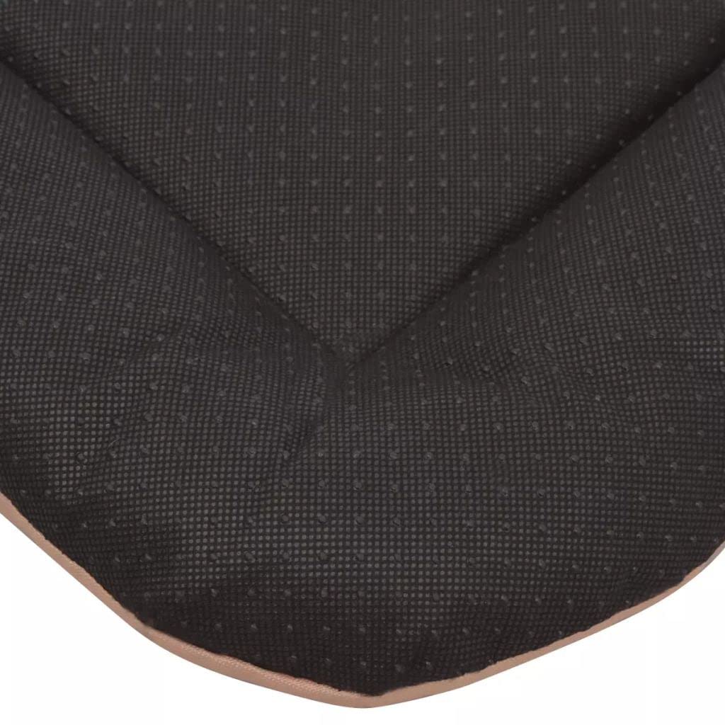 Colchón cama cesta para perros mascotas XXL 97 x 62 cm beige 02_0001614