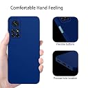 Pikkme Mi Redmi Note 11T 5G / Poco M4 Pro 5G Back Cover Soft Matte Liquid Silicone TPU | Camera Protection | Shockproof Slim Back Case (Blue) gallery image