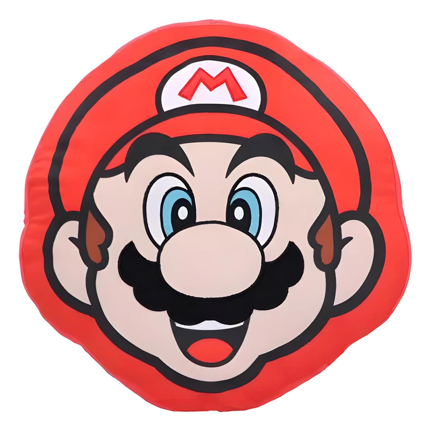 Nemesis Now Red Super Mario Cushion 40Cm, Polyester, Super Mario Giftware, Soft To Touch Cushion, Perfect For Any Gaming Room, Officially Licensed Super Mario Merchandise,