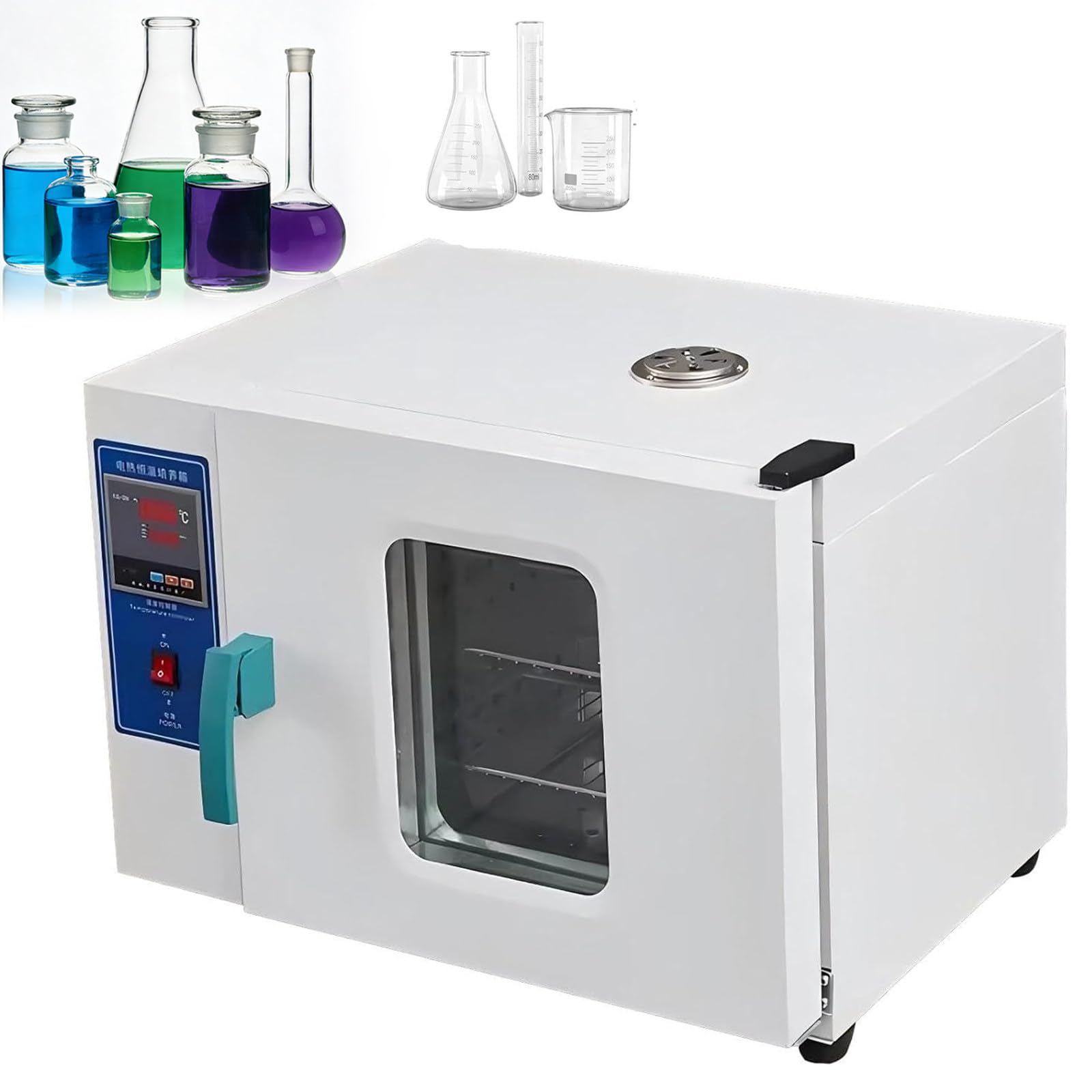 Piec laboratoryjny, piec do suszenia strumieniem powietrza o stałej temperaturze z próżniomierzem i cyfrowym sterownikiem do suszenia w procesie obróbki cieplnej Galvanized-16L