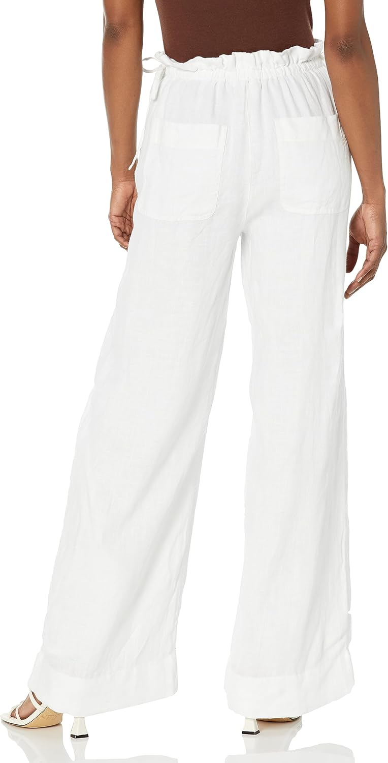 Club Monaco Women's Linen Side Tie Pant - Image 2