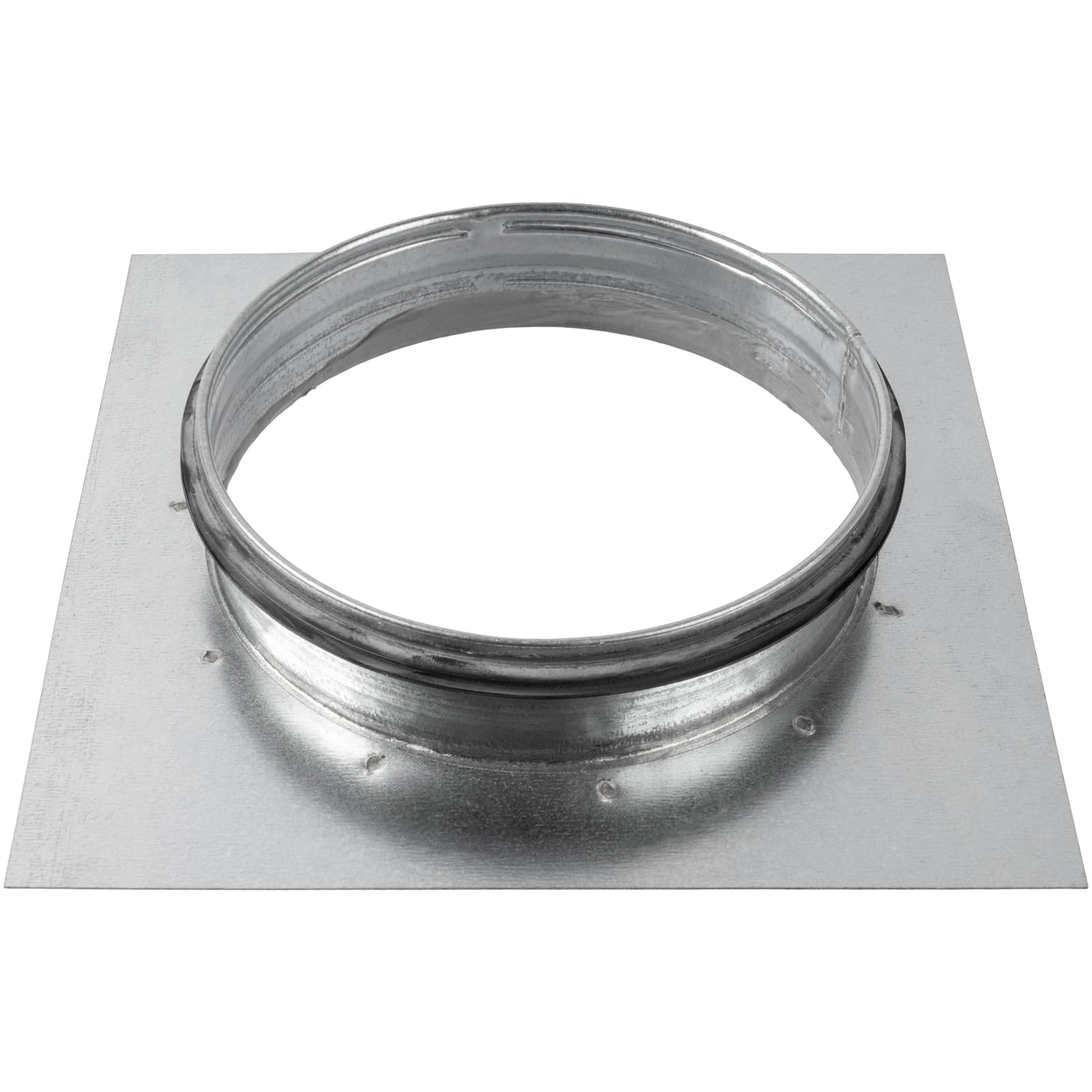 Vent Systems Kołnierz złącza kanałowego 15 cm z gumową uszczelką EDPM - adapter odpowietrzający suszarki i płyta montażowa - idealny do bezszwowych połączeń kanałowych HVAC, wentylatorów wyciągowych i