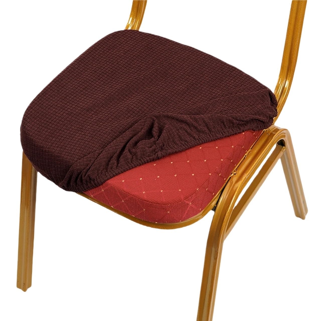Housses de siège amovibles anti-poussière pour chaises usées salle à manger