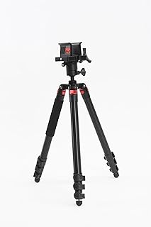 Rifle and for Hunting and Shooting with Heavy Duty Construction, 360 Degree Ball Head, Quick-Release Arca-Swiss Mount System, and Optics Plate for Hunting, Shooting, Glassing, and Outdoors - DDerysk