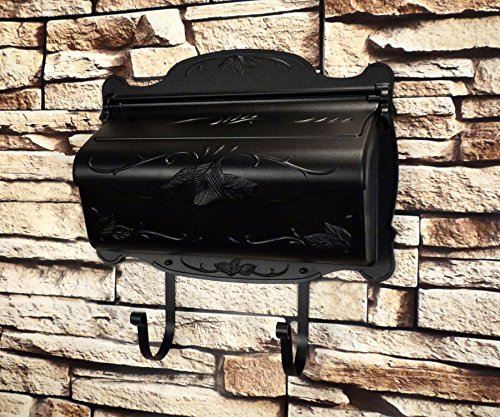 Special Lite Products Shf-1001-Blk Floral Horizontal Mailbox, Black #TOP1