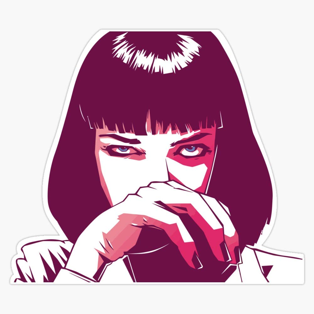 Amazon.com - Mia Wallace Vinyl Waterproof Sticker Decal Car Laptop
