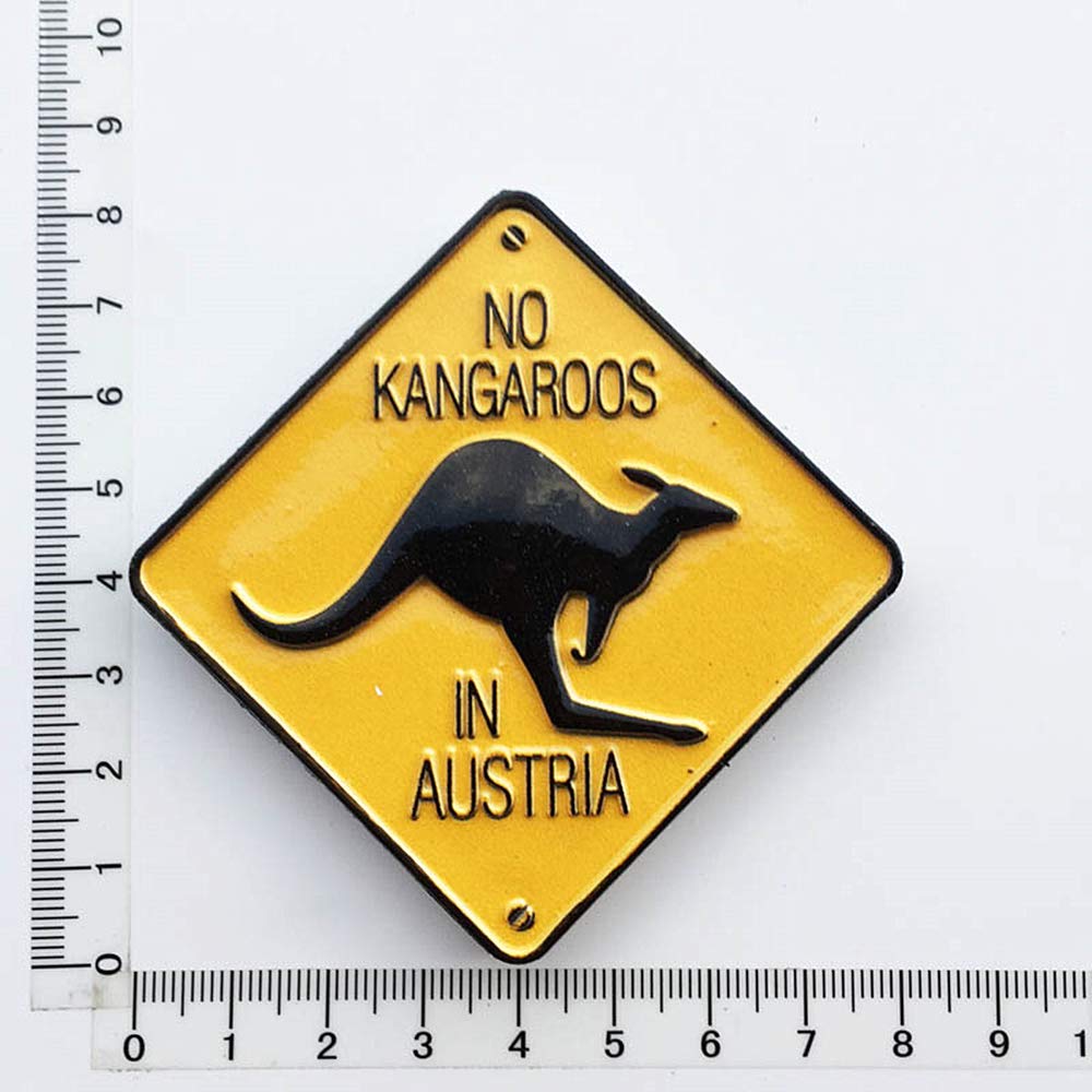 Amazon.com: No Kangaroos in Austria Fridge Magnet Tourist Souvenir