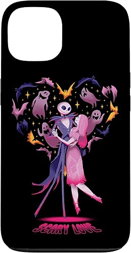 Vista 13 de iPhone 12 Pro Max Disney The Nightmare Before Christmas Jack Sally Scary Love Case