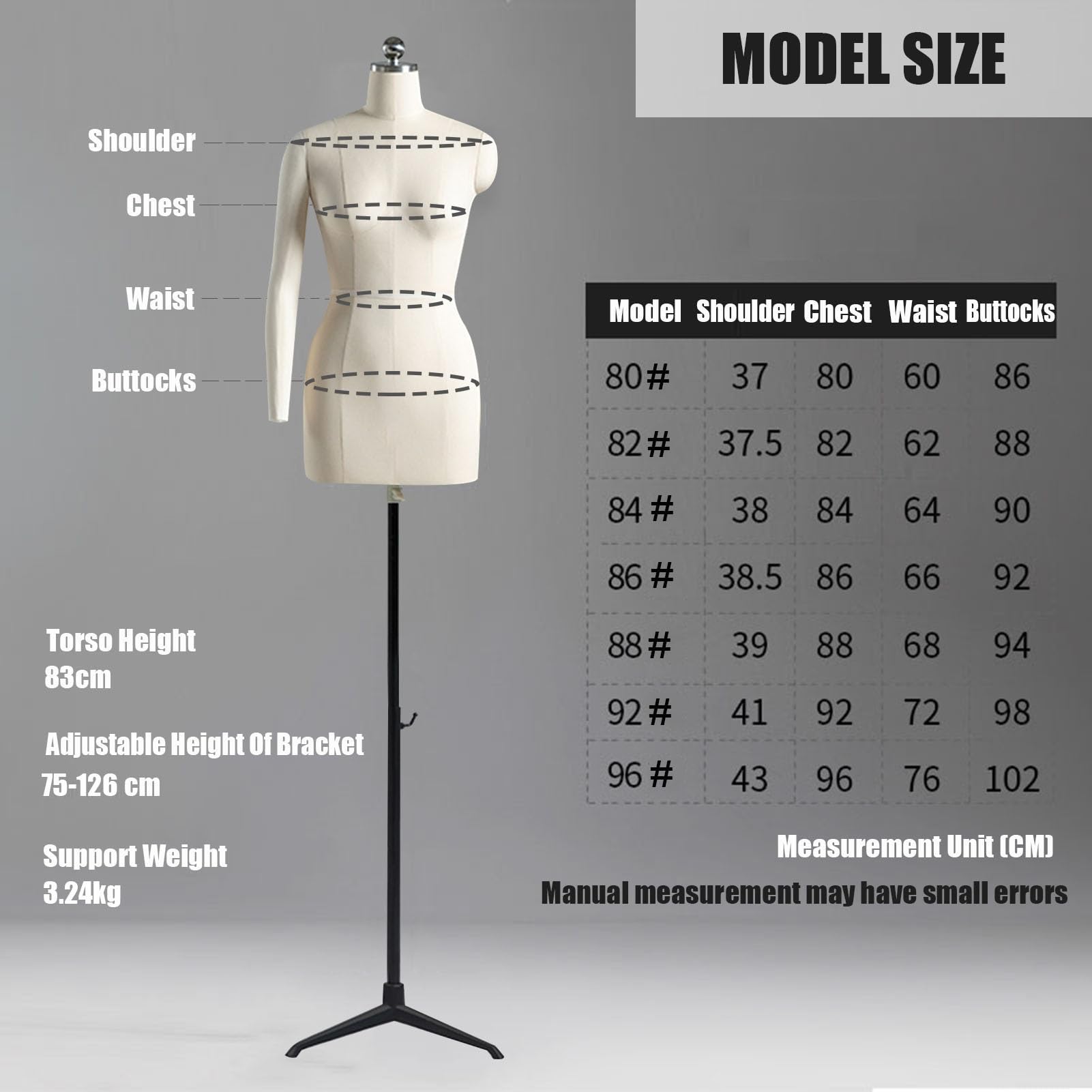 Amazon.co.jp: 女性ドレスフォーム ドレスフォーム マネキントルソー