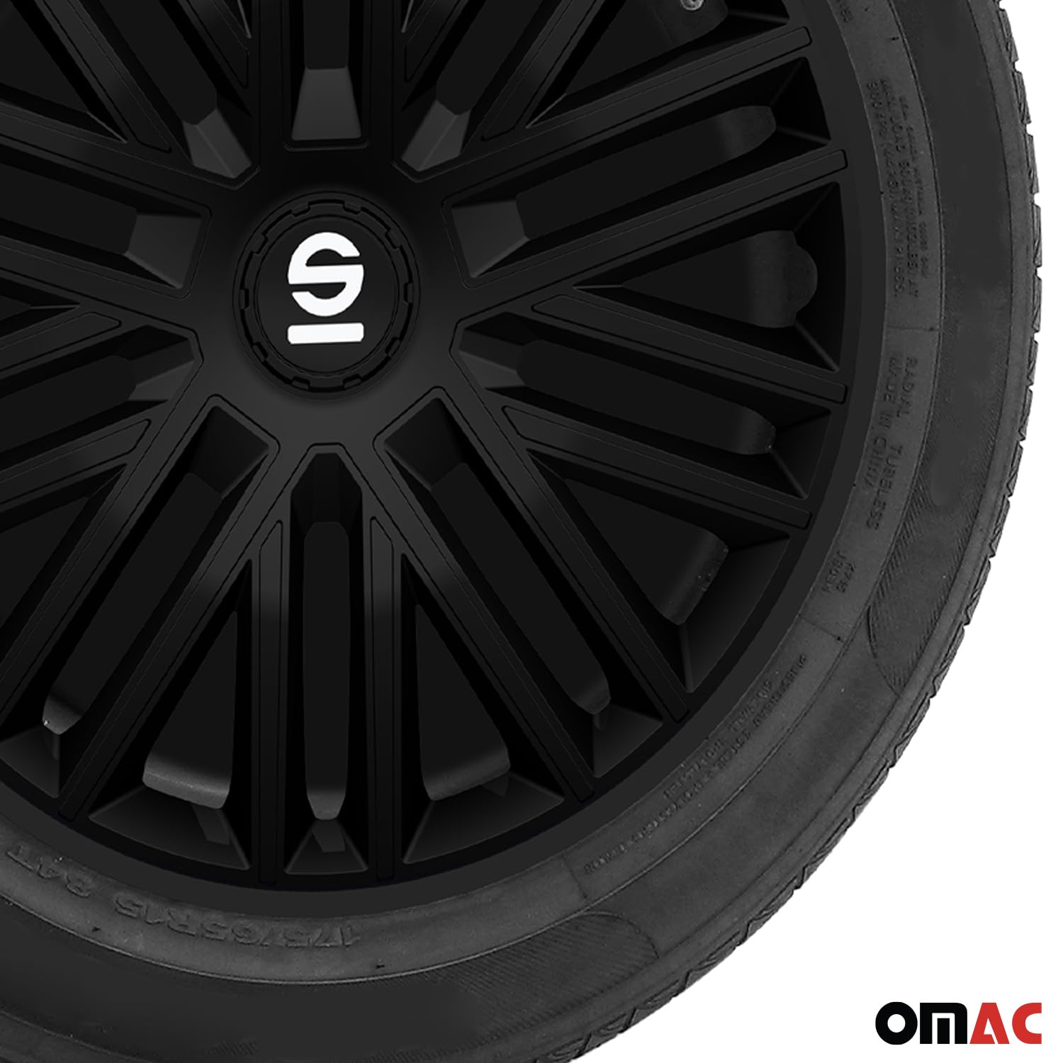 Wieldoppen 14 inch Sparco SP 1485BK
