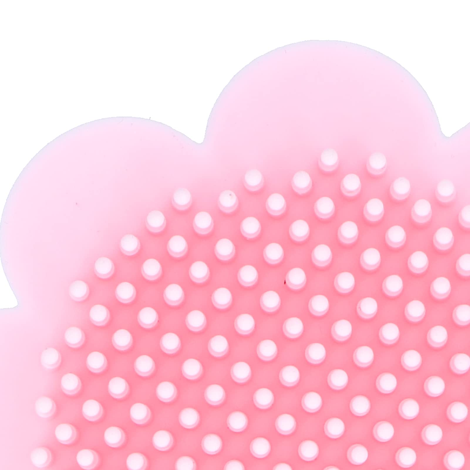 Baby-Kopfschrubber, Baby-Shampoo-Bürste, weiche Silikon-Peeling-Bürste mit ergonomischem Griff für das Bad (rosa)