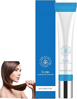 Hair Serum, Scalp Cooling Hair Ampoule, For Hair Loss, Scalpy Hair Growth Serum For Men & Women, Scalp Hair Ampoule, Hair Strengthen & Grow (20g)