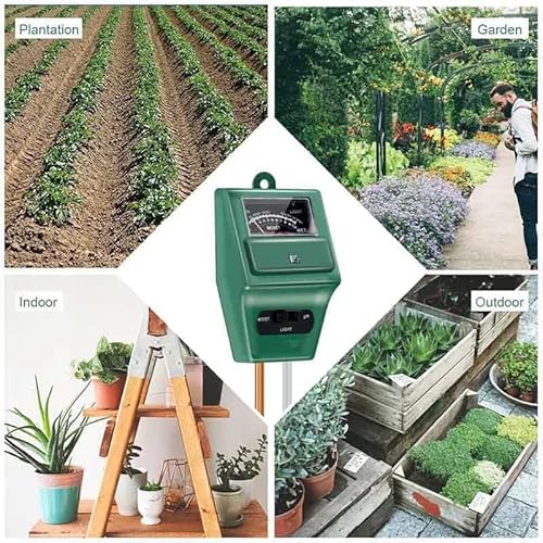 Medidor Ph Solo Umidade Luz Lúmens Plantas Jardinagem 185301