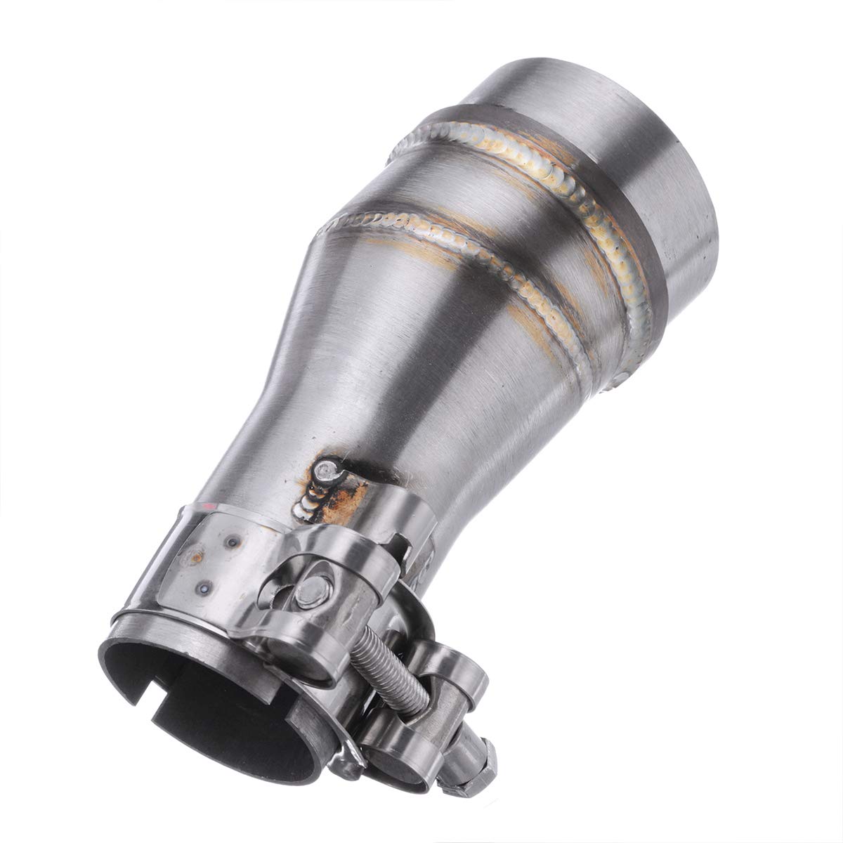 YONGYAO 51Mm A 35Mm Connettore Adattatore Marmitta Tubo di Scarico in Acciaio Moto Lucidato 2 "