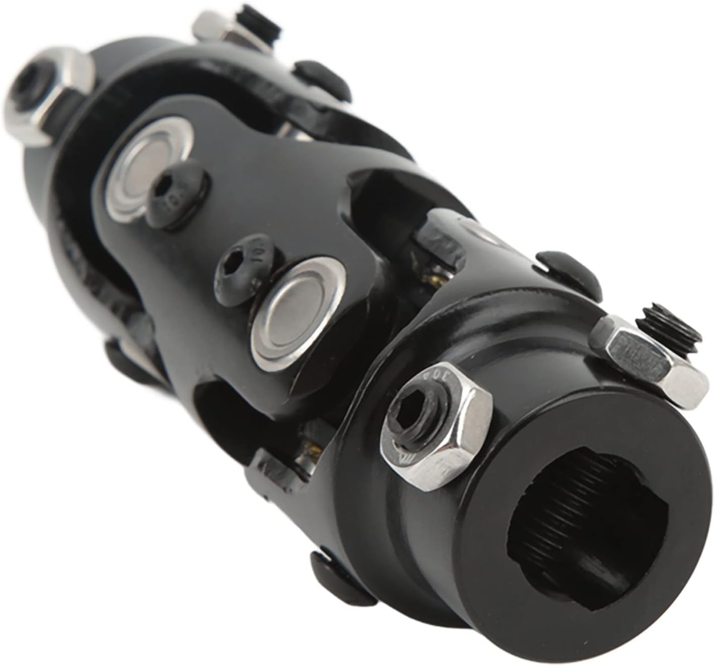 Double U Joint Coupler, Double Steering U Joint 3/4In Dd 3/4In Dd 5.2In Length Steering Column Shaft Coupler