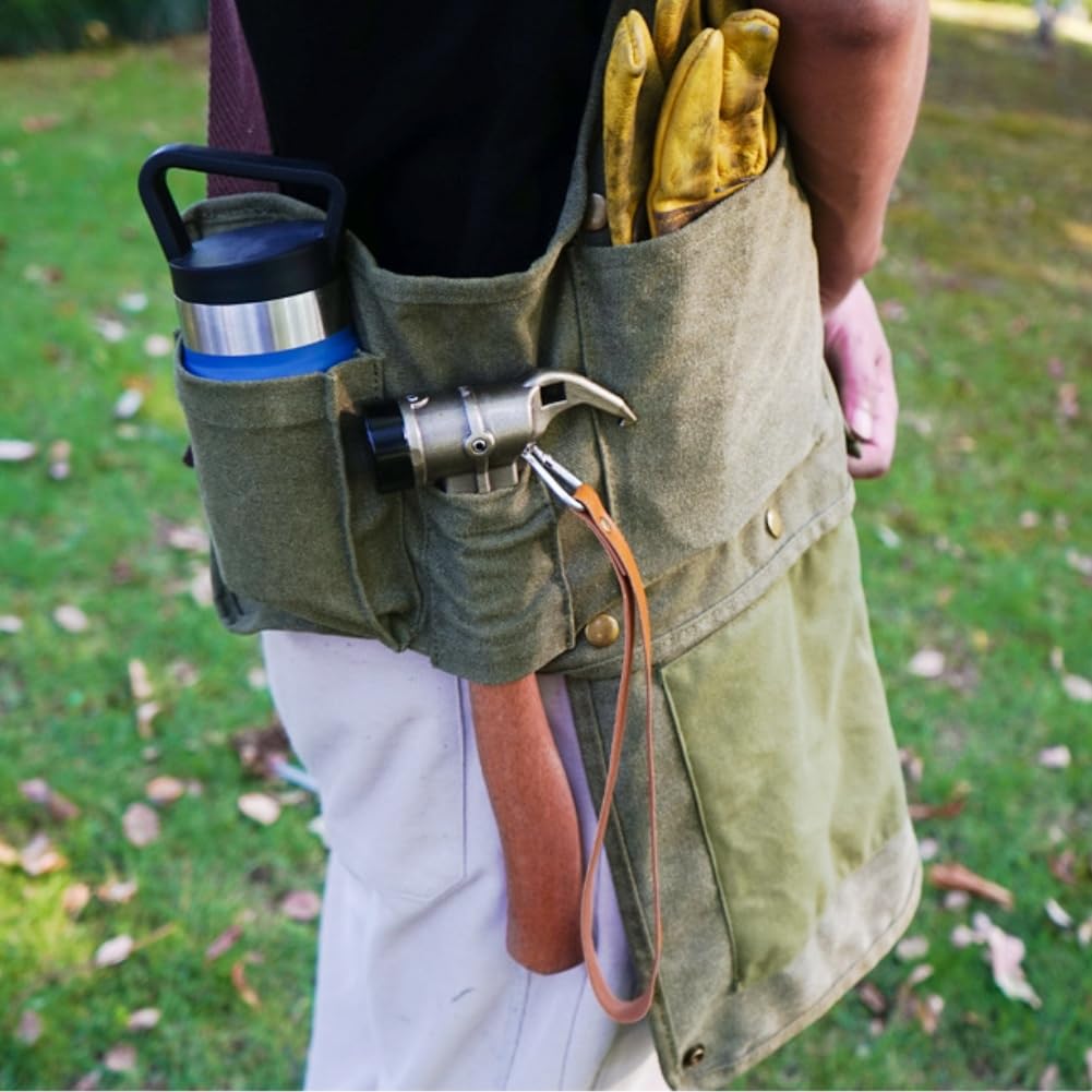 Gilet de camping à taille réglable en coton mélangé