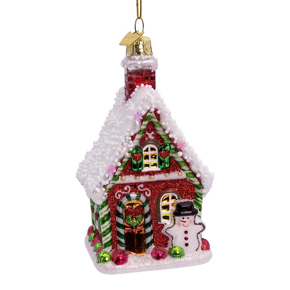 Maison en pain d'épices Kurt Adler pour créer une ambiance de Noël chaleureuse