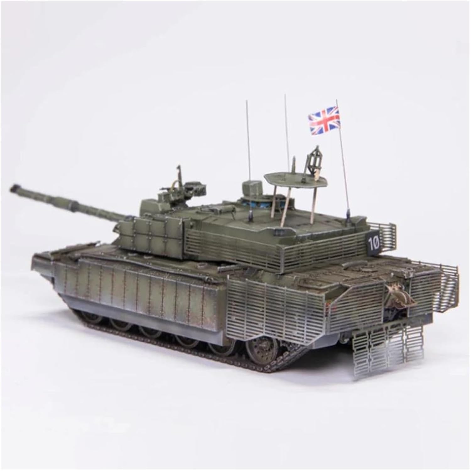 Realistic Tank 1:72 Scale for British Main Battle Tank Model Kit Static Die Casting Collectible Ornaments Static Tank Model