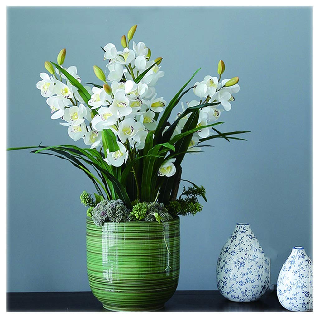 Fiori Artificiali Whelan High, Stile Semplice, Ideali per Decorare Il Tavolo da Pranzo o Il Soggiorno, Fiori Artificiali alla Moda, Bianchi.