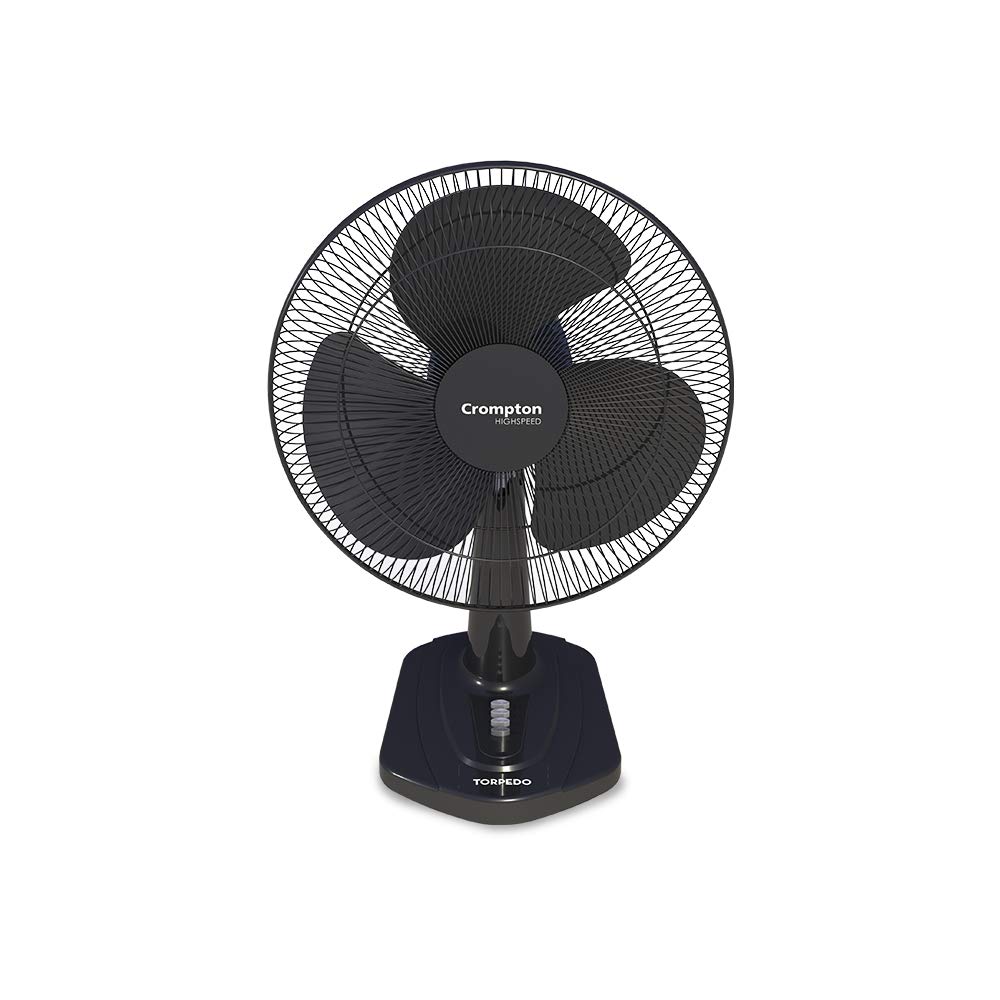 HighSpeed Torpedo 400 mm Table Fan (Black)