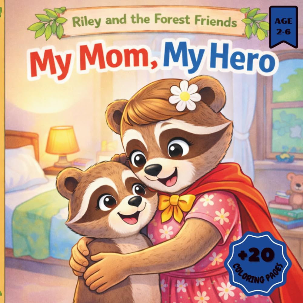 My Mom, My Hero: A Heartwarming Story About Love, Courage, and Why Moms Are Everyday Heroes (Racoon Riley and the Forest Friends)