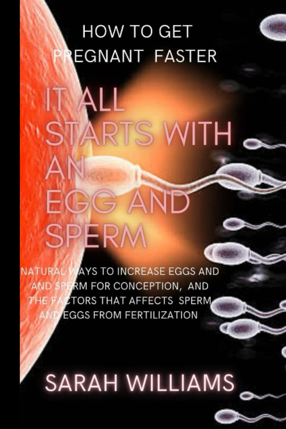 IT ALL START WITH AN EGG AND SPERM: GUIDE TO NATURAL WAYS TO INCREASE EGG AND SPERM, AND THE FACTORS THAT AFFECT SPERM ABILITY TO FERTILIZE AN EGG. (How to Get Pregnant Faster)