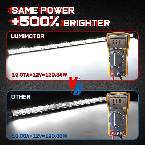 Miniatura 3 de Barra de luz de 40 pulgadas, barra de luz LED delgada de 40 pulgadas, haz de inundación puntual de 40000 lúmenes, barra de luz LED todoterreno para