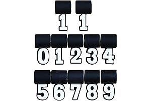 Personalized Baseball Rope Necklace with Silicone Numbers