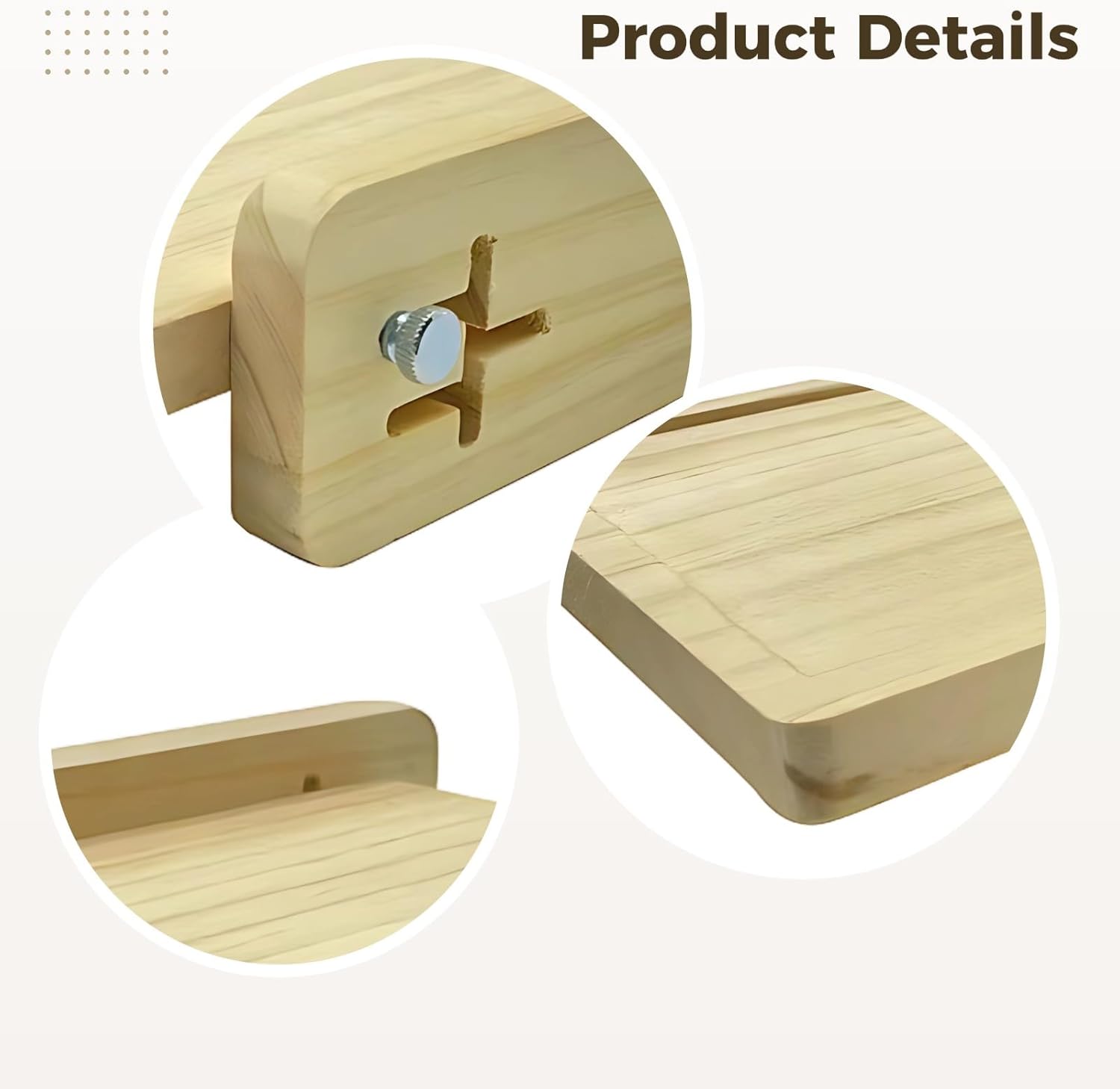 Homemade Bread Slicer, Wood Sourdough, Adjustable Thickness, 10.6 In Guide, 7.1 In Side Board, Safe, Easy To Clean