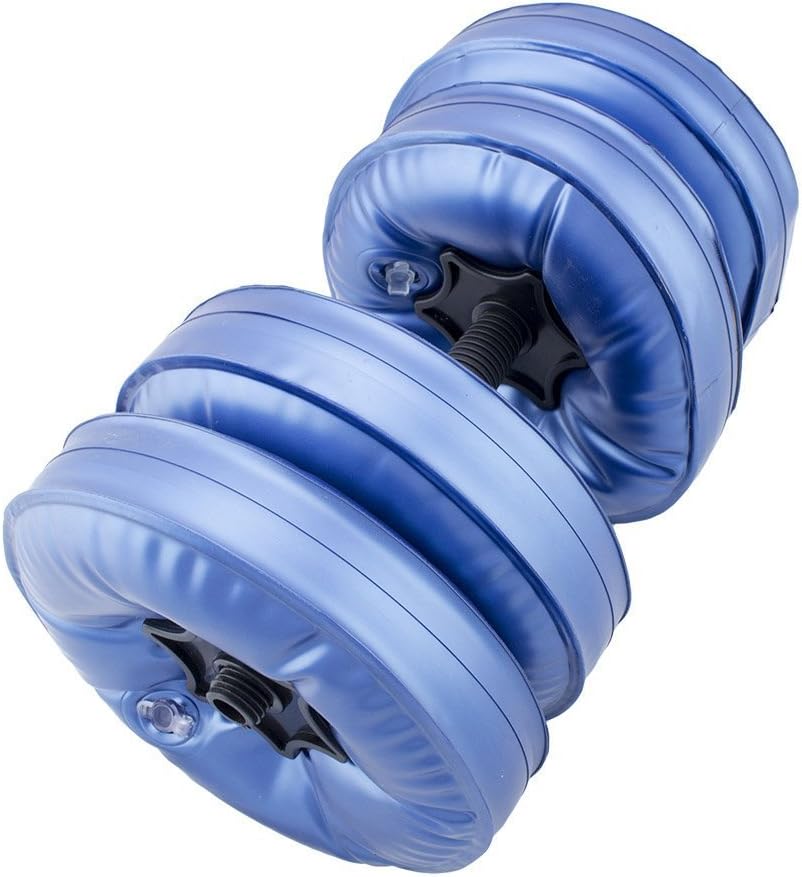 Ombak Adjustable Dumbbells, Portable Exercise Equipment Perfect for Travel, Water Filled Weights, Lightweight and Compact, Maximum Weight When Filled with Liquid