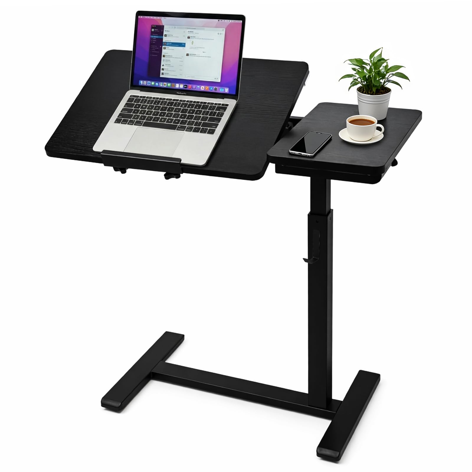 Table de lit pneumatique à roulettes pour ordinateur portable et lit d'hôpital