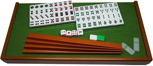 Miniatura 3 de Juegos clásicos de azulejos chinos, juego de mahjong chino, juego de tiempo libre y dados reglas de azulejos 144 azulejos Mahjong para fiesta juego