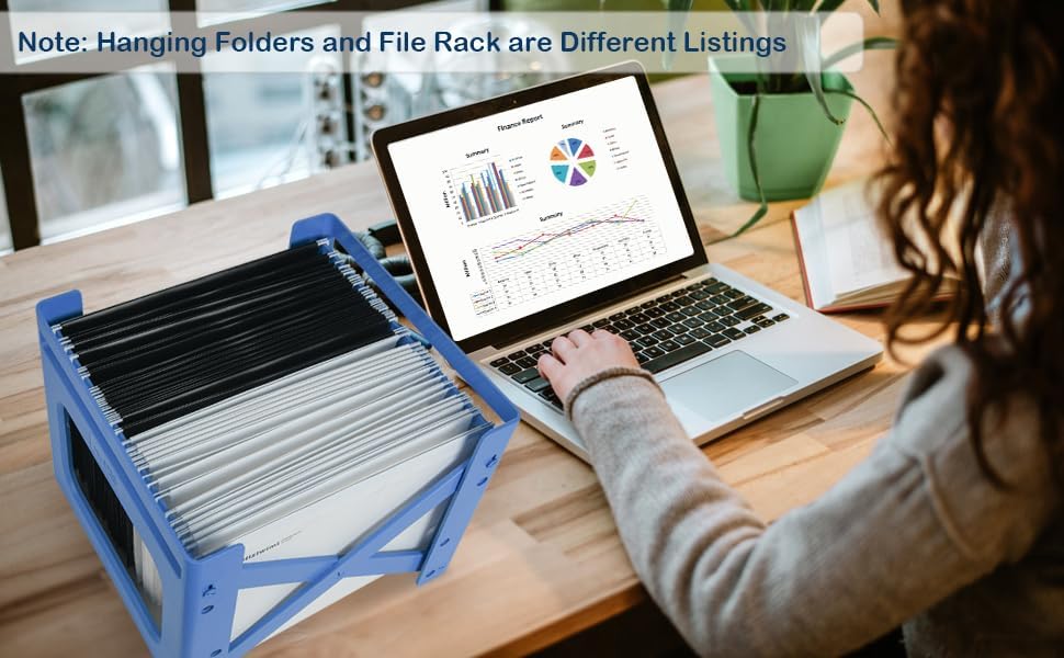 Miniatura 6 de 15 carpetas de archivos de polipropileno negro tamaño carta con pestañas e insertos para organizar archivos voluminosos, gráficos médicos,