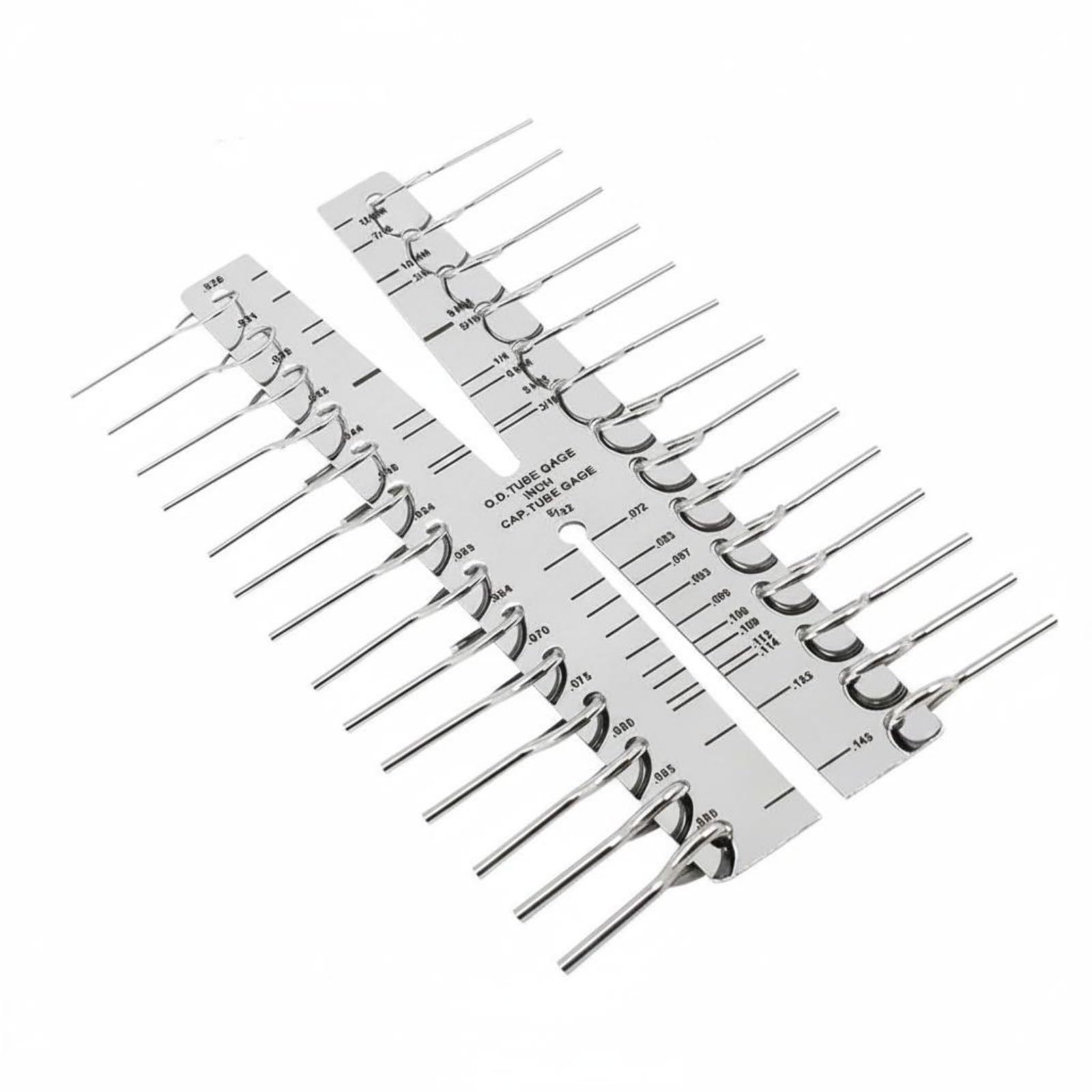 Double Measurement Capillary Tube Gauge Metric Imperial Copper Tube Gauge Double Scale Measuring Tool Precision Sizing, Capillary Tool|Regrigerant Scales & Meters-image-26