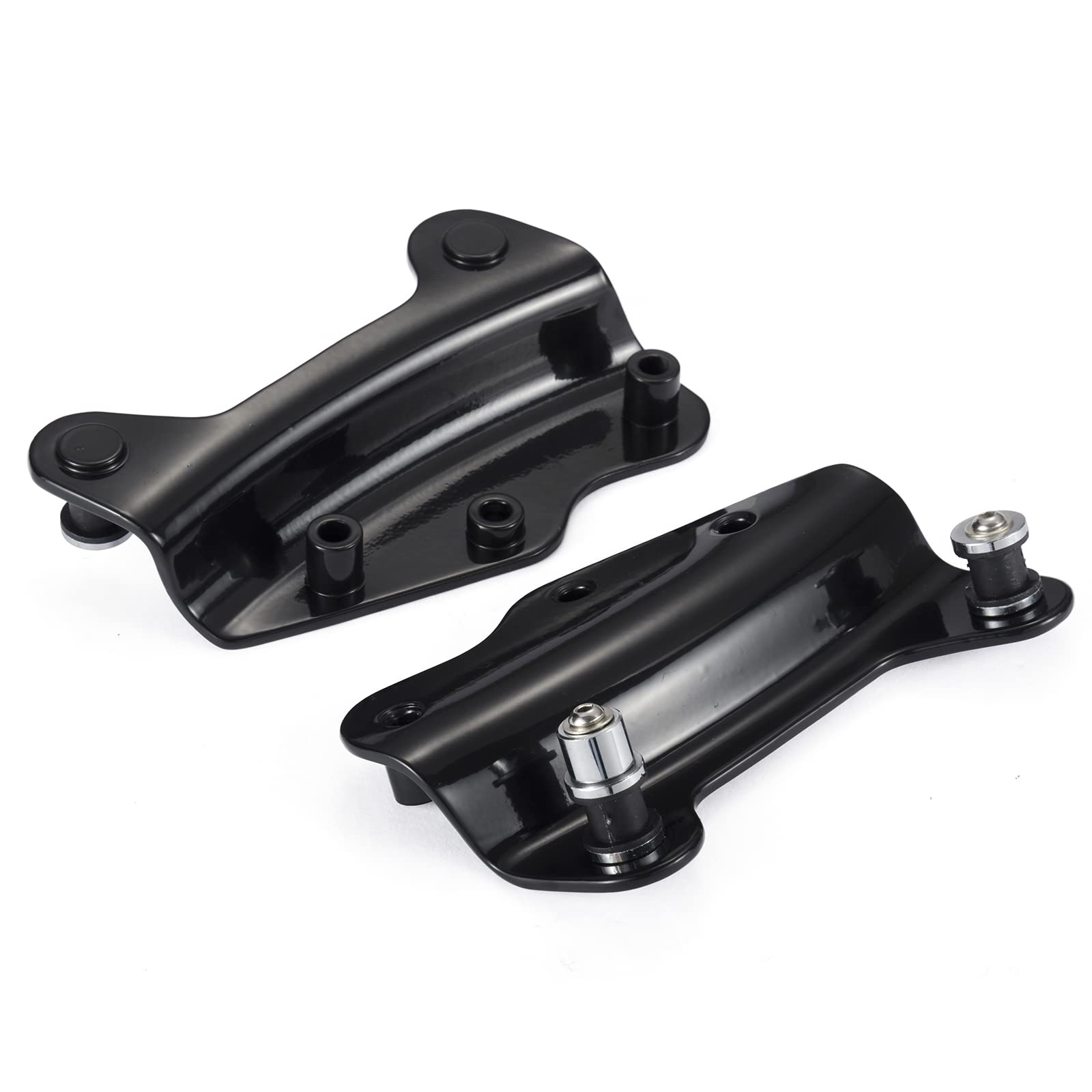 PSLER Motorcycle 4-Point Docking Hardware Kit - Chrome, Fits Harley Touring Models 2014-2022