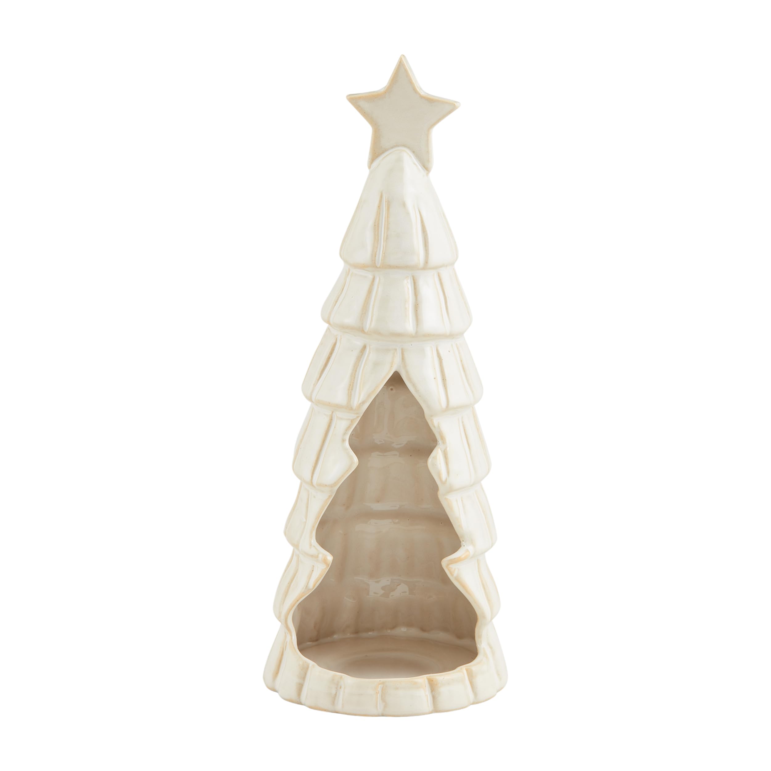 Photophore arbre en céramique Mud Pie pour une ambiance de salon chaleureuse