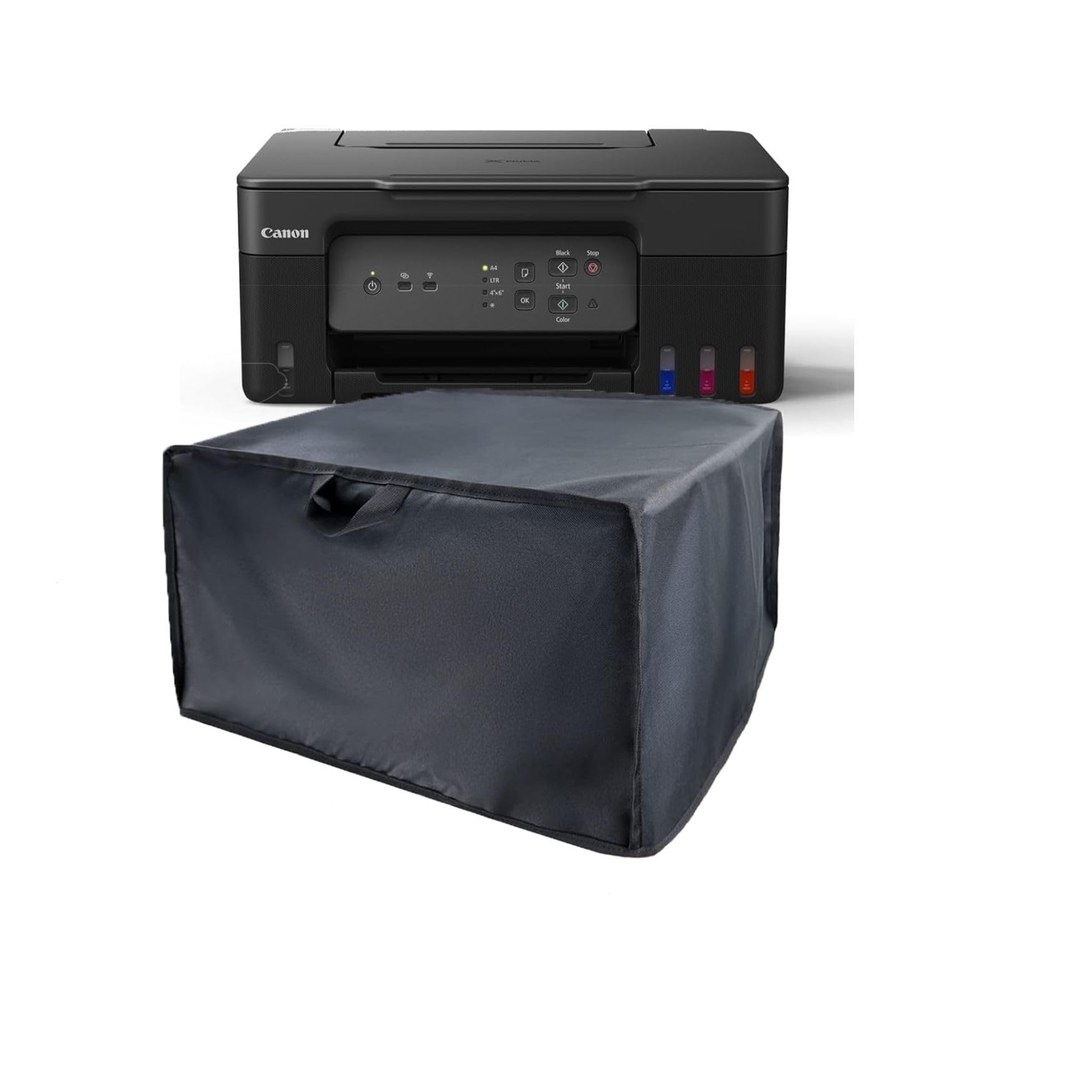 Printer Dust Cover Compatible for Canon Pixma G3730 All-in-one Inktank,Premium Nylon, Water-Resistant, Durable, Anti-Static Protection for Home & Office Printers (Dorca)- Black (B0DJ1JD41Z) Amazon Price History, Amazon Price Tracker