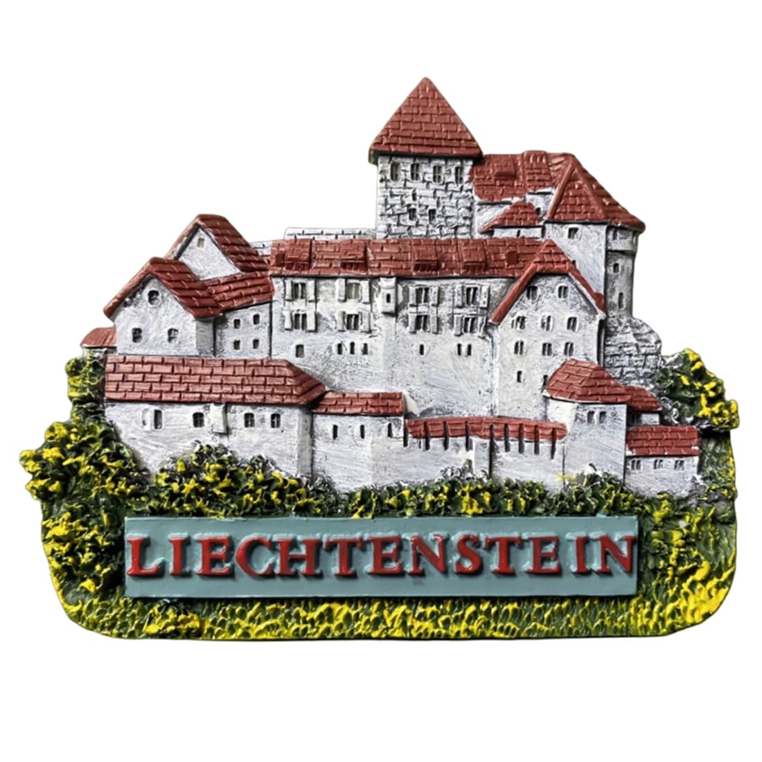 Vaduz Castle Liechtenstein Refrigerator Magnet Travel Souvenir 3D Fridge Decoration Magnetic Sticker Craft Collection